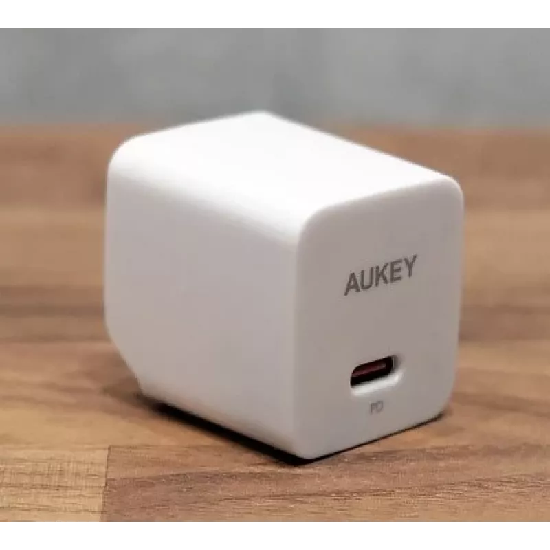 Mini carregador de parede PA-Y20S branco 1xUSB-C 20W PD Power Delivery
