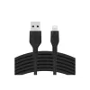 Belkin BOOST CHARGE Flex cabo USB-A para Lightning CAA008BT1MBK, 1 m, preto