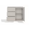 COMODA 1 PORTA 3 GAVETAS COR CAXEMIRA