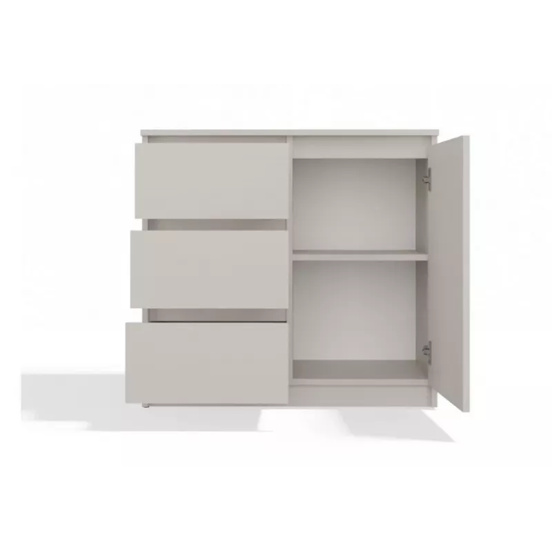 COMODA 1 PORTA 3 GAVETAS COR CAXEMIRA