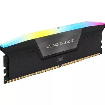 DIMM 64 GB DDR5-6400 (2x 32 GB) Dual-Kit, memória RAM preta, CMH64GX5M2B6400C32, Vengeance RGB, INTEL XMP