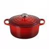 Le Creuset Signature Panela redonda de ferro fundido 18 cm vermelha