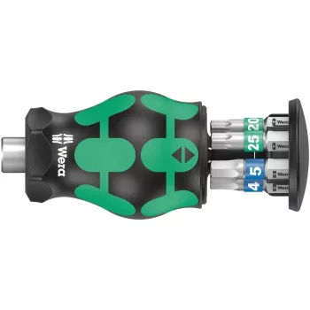 Chave de fendas multi-bit Wera Kraftform Kompakt Stubby Magazin 3