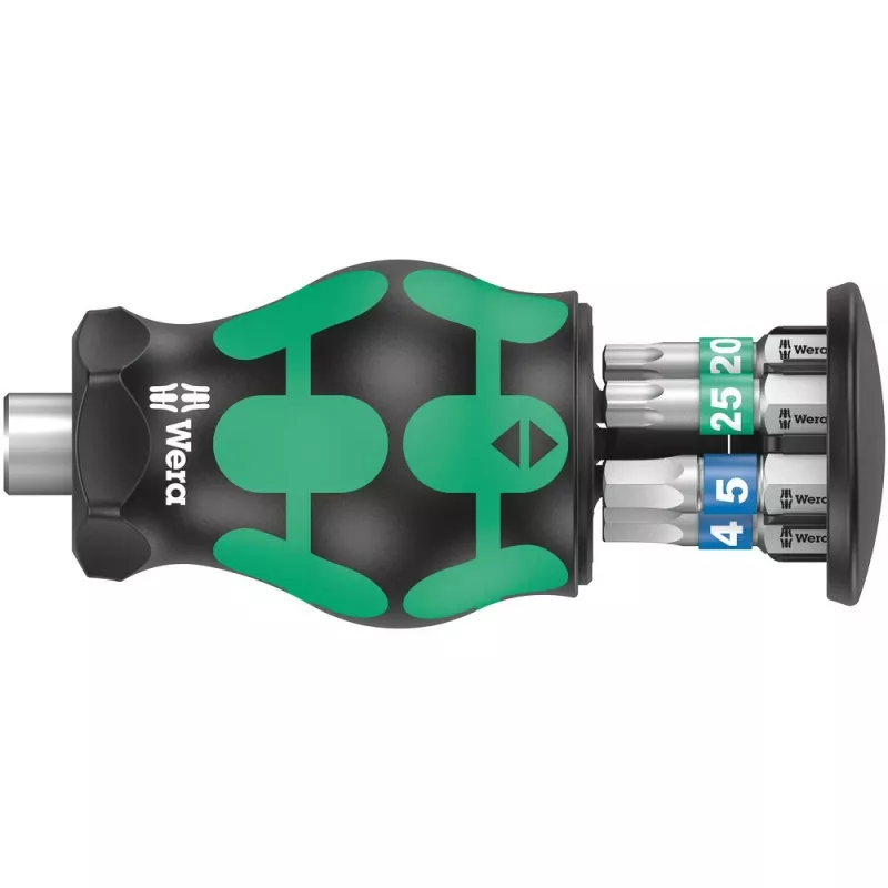 Chave de fendas multi-bit Wera Kraftform Kompakt Stubby Magazin 3