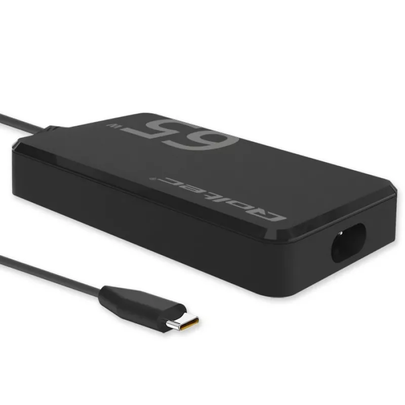 Carregador QOLTEC 65W GaN Super Fast fino PD 5-20V 3,25A USB-C