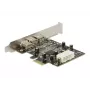 Placa de interface FireWire A/B DeLOCK PCI Express 89153