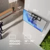 Suporte de chão para TV ONKRON SM6-B para ecrãs de 32 a 90 polegadas, capacidade de carga 50 kg, VESA 200x200–600x400, inclinação -10–5°, rotação 40°