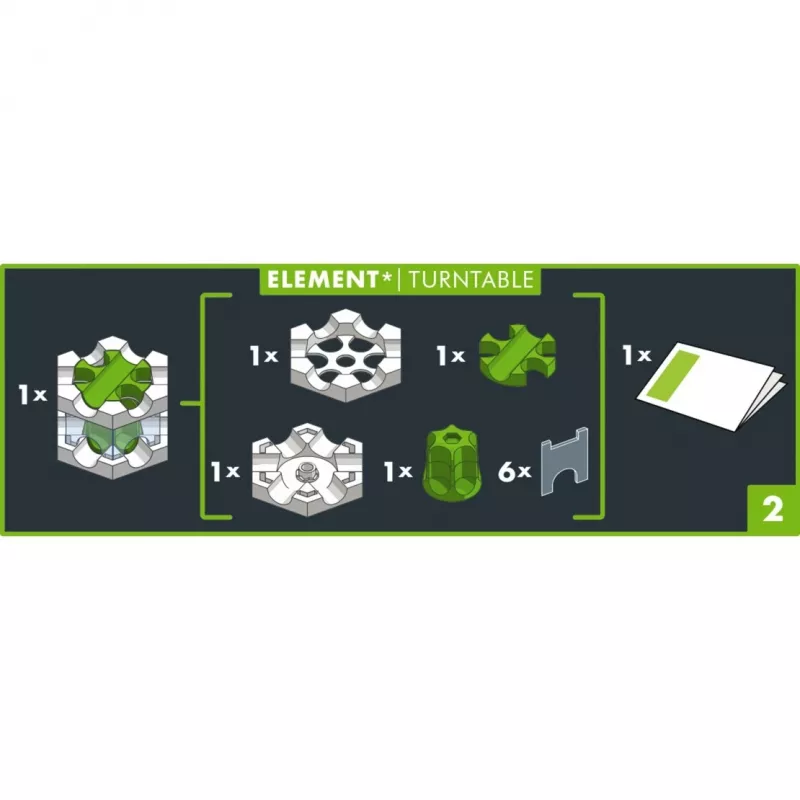 Ravensburger GraviTrax PRO Elemento Prato giratório brinquedo de pista de berlindes (22433)
