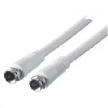 Cabo coaxial SCHWAIGER KVC15 532 F para F 1,5 m branco