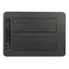 DeLOCK - Docking station para HDD compartimentos: 2 - SATA 6Gb/s - 6 Gbit/s - USB 3.1 (Gen 2) - preto (63957)
