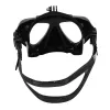 Máscara de mergulho Telesin com suporte removível para câmaras de ação, modelo GP-DIV-GS2-BK
