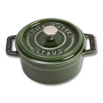 Staub 40509-804 Mini Cocotte 10 cm, verde manjericão, ferro fundido