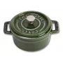 Staub 40509-804 Mini Cocotte 10 cm, verde manjericão, ferro fundido