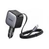 Carregador de automóvel UGREEN Nexode EC603 90W 3-em-1 com 1x USB-C, 1x USB-A e cabo USB-C retrátil de 70 cm, QC 3.0 PD 3.0
