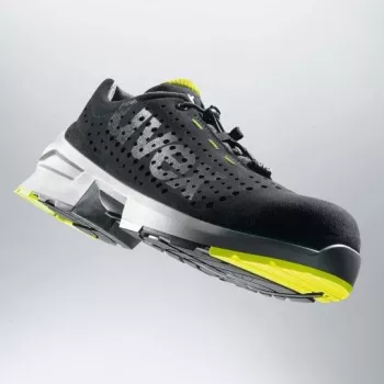 Sapatos de segurança Uvex 85438 unissexo adulto preto lima poliuretano microveludo