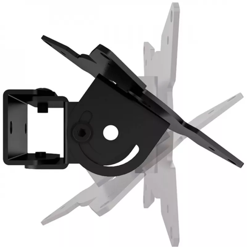 Suporte de monitor Hagor 8714 32,8 cm (12,9 polegadas) preto parede