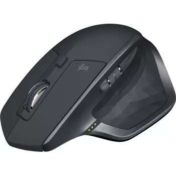 Rato sem fios Logitech MX Master 2S Bluetooth Edition preto — ergonómico, conectividade Bluetooth e recetor USB, bateria recarregável
