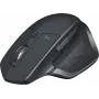 Rato sem fios Logitech MX Master 2S Bluetooth Edition preto — ergonómico, conectividade Bluetooth e recetor USB, bateria recarregável
