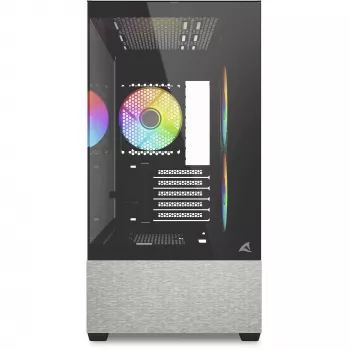 Caixa Sharkoon MK7 ARGB mATX 2x vidro