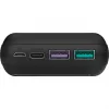Powerbank de carregamento rápido 20.000 mAh (preto, PD, Quick Charge 3.0, Super Charge)