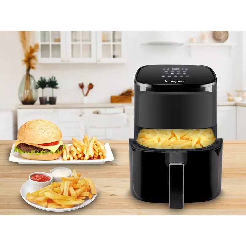 Fritadeira de ar quente Beper P101FRI051 5 L 1400 W preto
