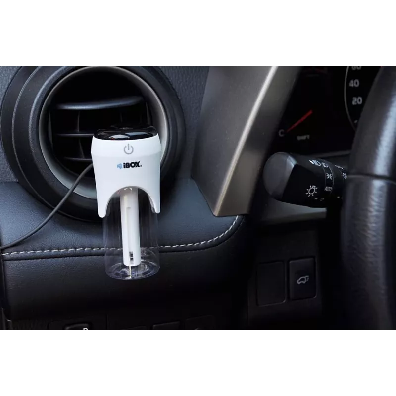 Carregador USB para automóvel iBox ICCH-01 com humidificador e difusor de aroma