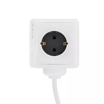 Extensão elétrica Tellur Power Cube Extended 4 tomadas 2 portas USB
