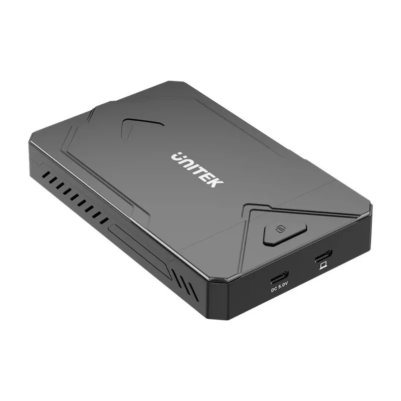 Caixa de armazenamento externa Unitek S1229CBK01 para M.2 NVMe e SSD SATA, Preto