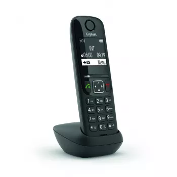 Telefone analógico/DECT Gigaset AS690HX Auscultador sem fios com identificação de chamadas Preto