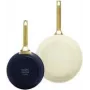 Conjunto de frigideiras GreenPan Padova Reserve — alumínio, azul-marinho/amarelo, Ø20 cm & Ø26 cm, 2 unid.