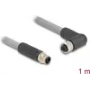 Cabo sensor/atuador DeLOCK 80542 1 m RST M12 cinzento