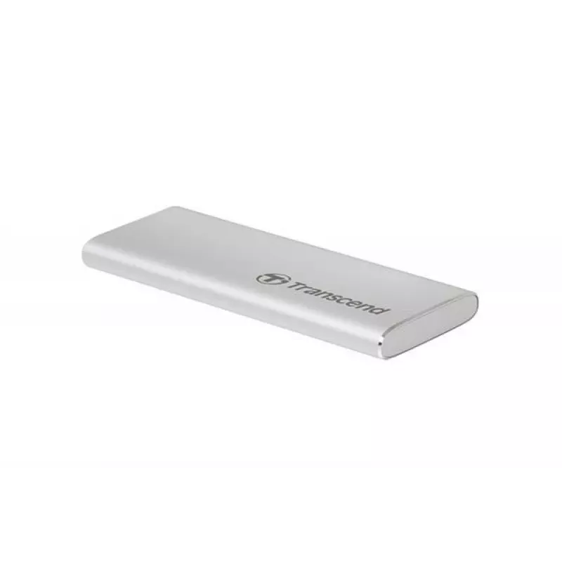 SSD portátil Transcend ESD260C 500GB USB Type-C 3.2 Gen 2, prateado