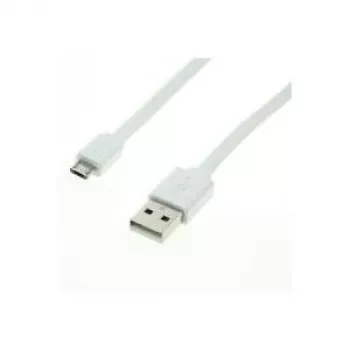 ROLINE - Cabo USB - USB Type-A, 4 pinos (macho) - Micro-USB Type-B de 5 pinos (macho) - 1 m (USB/USB 2.0) - moldado - branco (11.02.8761)