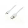 ROLINE - Cabo USB - USB Type-A, 4 pinos (macho) - Micro-USB Type-B de 5 pinos (macho) - 1 m (USB/USB 2.0) - moldado - branco (11.02.8761)