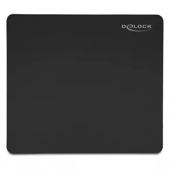 Tapete de rato DeLOCK 12152 preto 400x450 mm borracha base antiderrapante