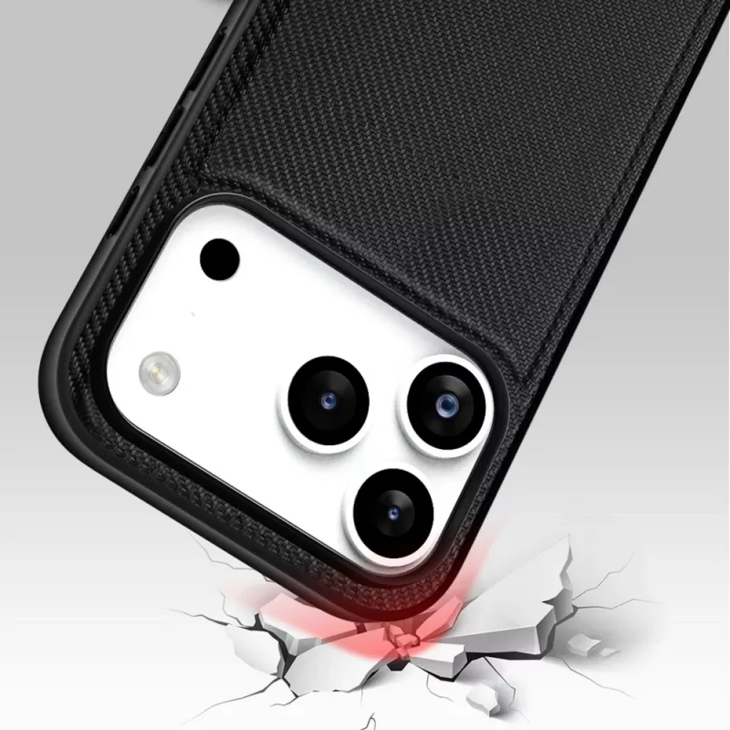 Nevox StyleShell NYLO 2528 Capa para iPhone 17 Pro, preto