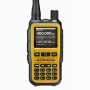 Walkie-talkie portátil Baofeng UV-5R Mini com função de carregamento USB-C, Bluetooth, VHF/UHF, 5 W, 1600 mAh, laranja