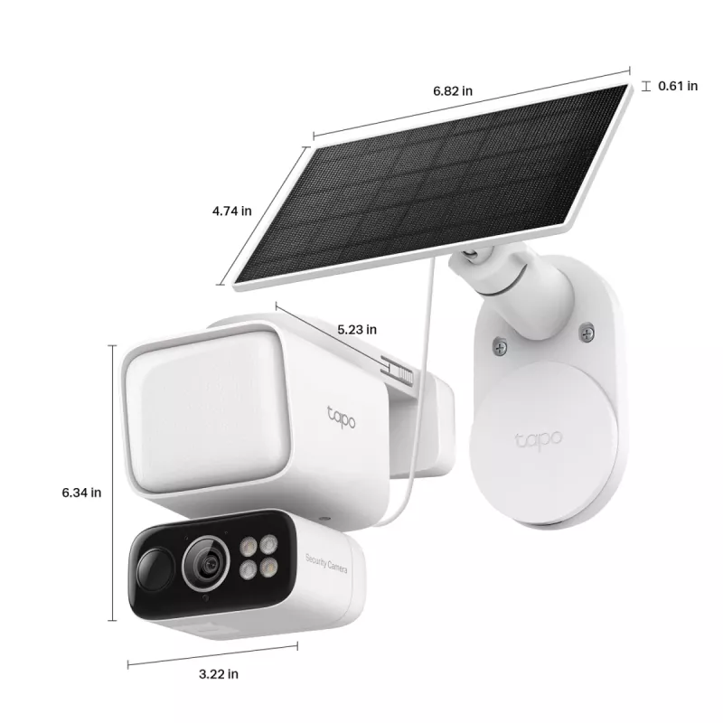TP-Link TAPO C615F KIT Câmara de segurança Dome IP Câmara de segurança exterior 2304 x 1296 Pixel Teto/Parede/Mastro