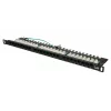 Patch panel Extralink CAT6 UTP 0.5U 24 portas