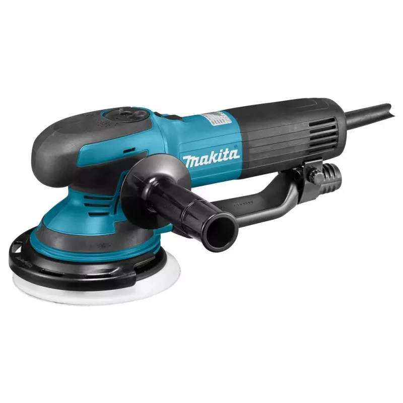 Lixadora excêntrica Makita BO6050J 600 rpm 6800 OPM preto, azul