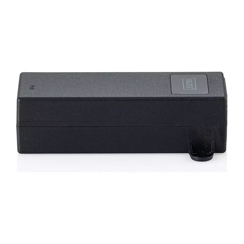 Injetor PoE++ DIGITUS DN-95104-1 — Gigabit Ethernet 802.3bt, 60 W, 55 V, 100 m, preto