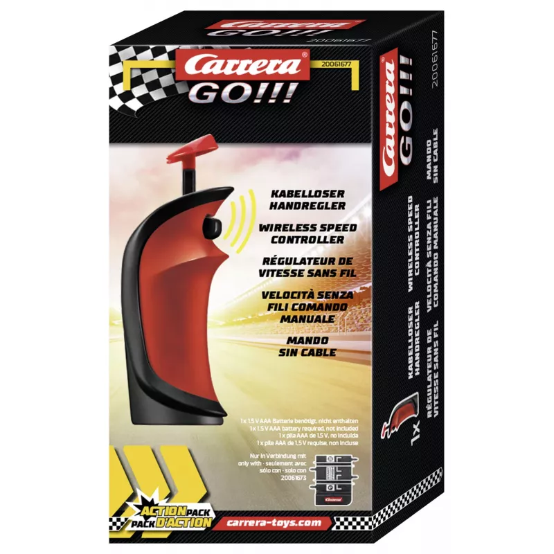 Comando de mão com fios/sem fios CARRERA 20061677 para corridas de slotcar Carrera GO!!!