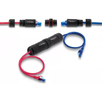 Cabo de rede Delock conector macho RJ45 Cat.6 com rosca M16 90780