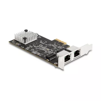 Placa de rede DeLOCK 81261 PCI Express x2, 2 x RJ45 5 Gigabit LAN