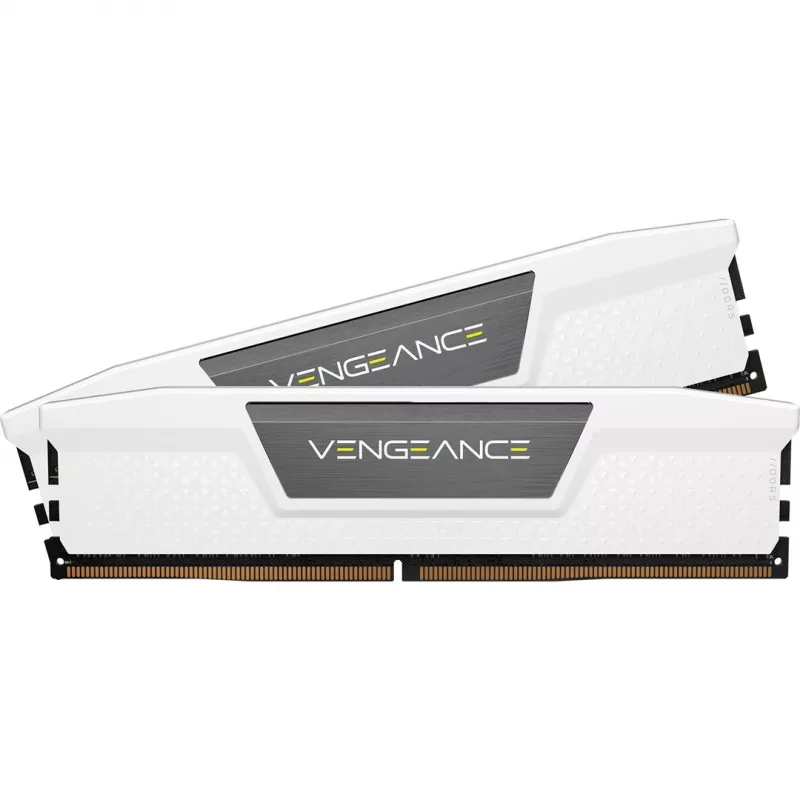 32 GB Corsair DIMM 5200 (2x 16 GB) Dual-Kit (branco CMK32GX5M2B5200C40W. Vengeance. INTEL XMP)