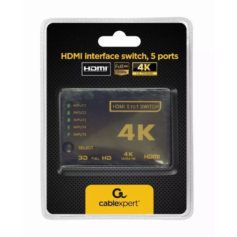 Comutador de vídeo Gembird DSW-HDMI-53