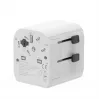 Adaptador de viagem universal GEMBIRD TPA-EU2A12-01-W 12W fonte de alimentação USB para tomadas internacionais
