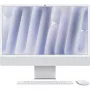 Apple iMac24 prateado/M4-8C-CPU 8C-GPU/16GB/256GB SSD/teclado-alemão/MM2/1GB Ethernet