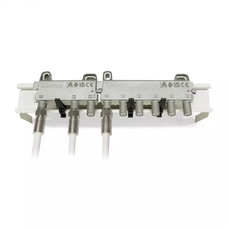 Distribuidor Televes 6 vias VT612FZ 5–1218 MHz 12 dB