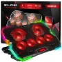 Base de arrefecimento para portátil 6 FAN VORTEX RGB